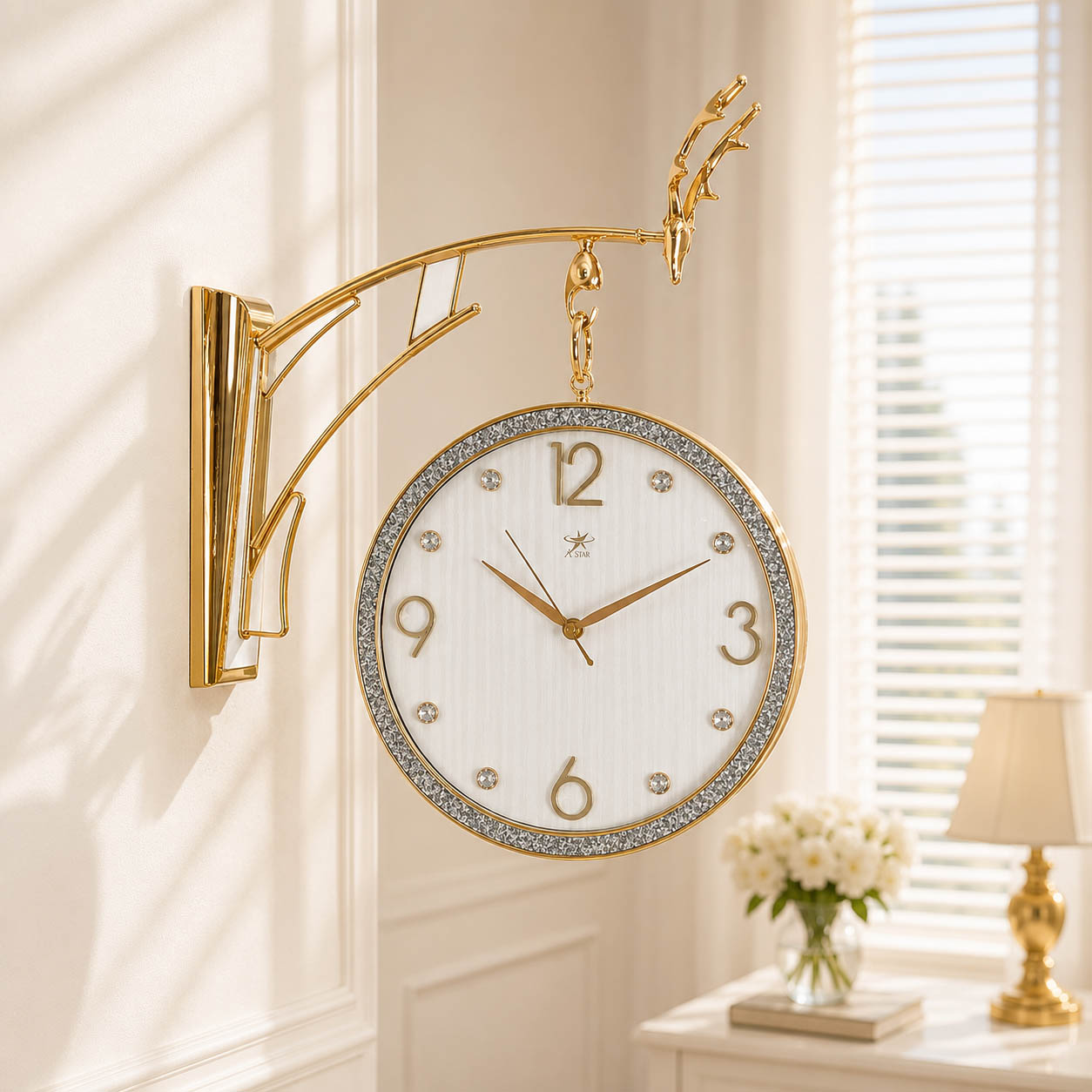 Double Face Clock (CL1018)