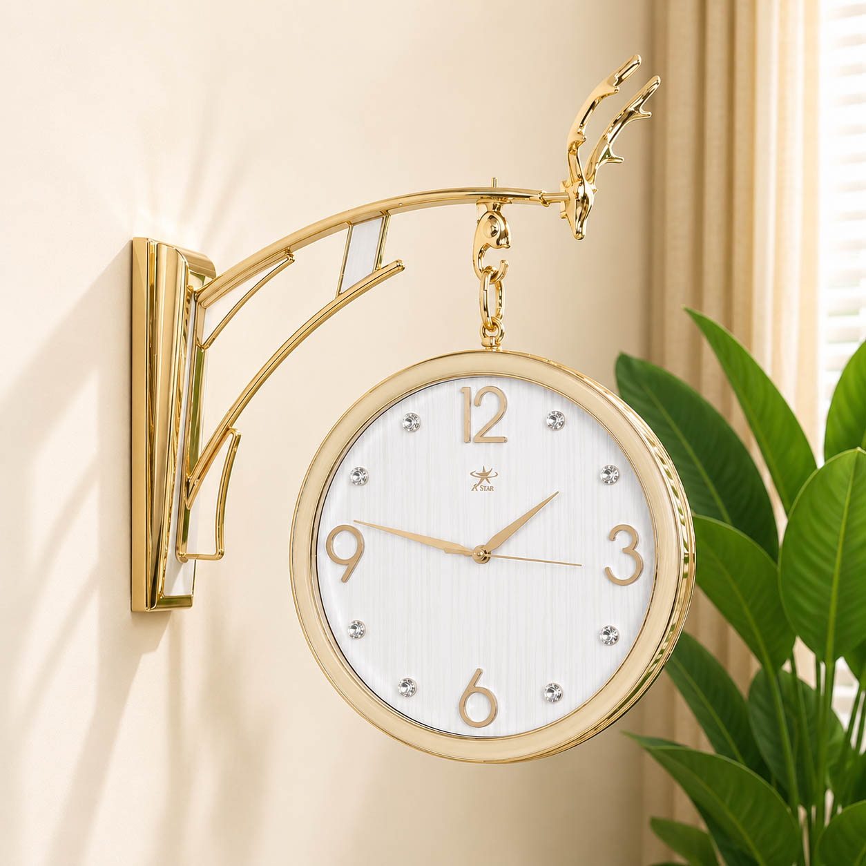 Double Face Clock (CL1020)